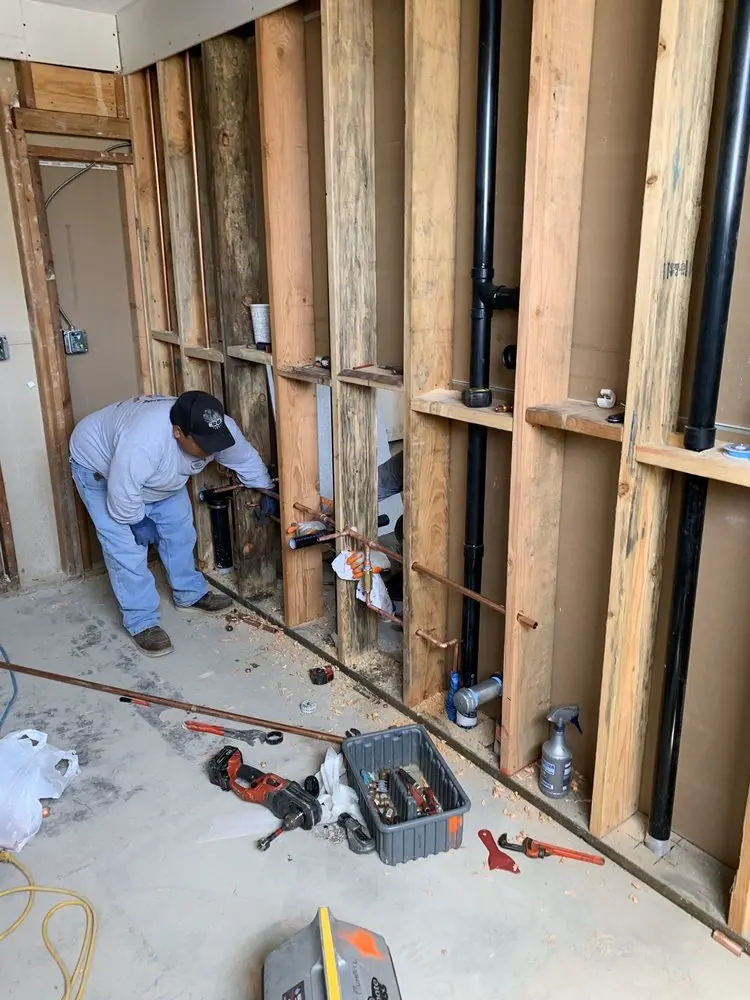 Commercial rough-in plumbing for Gas Line Repair in North Ashford